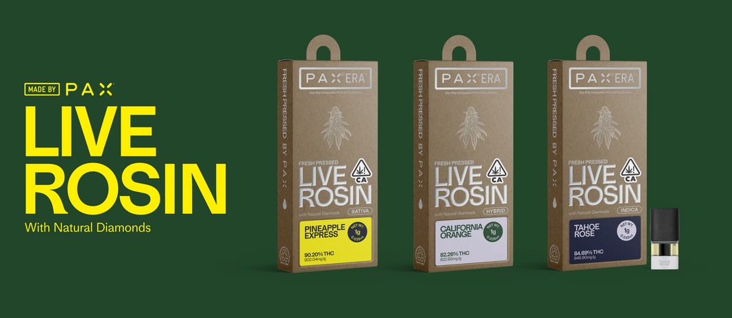 Introducing New PAX Live Rosin Pods